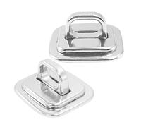 COOPHYA Cerraduras de Seguridad Anclaje para Montaje en Escritorio de Aleación de Zinc con Placa Base Fija Solución Antirrobo Fácil de Usar, Paquete de 2 Unidades para Portátiles