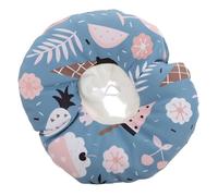COOPHYA Collar Protector Recuperación Perros de Gatos para Diseño Sitio de Cono de Algodón Azul, Ajustable Quirúrgico, Adecuado para Procedimientos Médicos