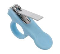 COOPHYA Cortaúñas Para Bebés y Niño Niña Diseño Divertido y Seguro Cortaúñas Plegable Color Azul Para Cuidado De Uñas De Recién Nacidos y Pequeños