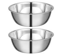 COOPHYA Cuenco para Curaciones de Acero Inoxidable 304, 12 Cm, 2 Piezas, Tazón Antiyodo y Cuenco para Bolas de Algodón, Accesorio Clínico Profesional para Uso Hospitalario y Doméstico