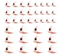 COOPHYA Decoración de Paredes de Baño Arte de Pared 3d de Golondrinas en Papel, 36 Piezas Efectos Tridimensionales y Fácil Aplicación para Dormitorio Infantil