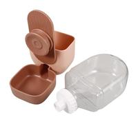 COOPHYA Dispensador de Agua Material Pet y Hips para Colgante de 800ml Alimentación Automática y Control de Cantidad Adecuado para Jaulas y Gatos