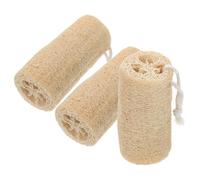 COOPHYA Esponja Exfoliante de Lufa Natural 3piezas para Baño y Cocina, Fuerte Poder de Limpieza, Multifuncional para Mujeres y Hombres