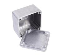 COOPHYA Estuche De Aluminio Fundido a Presión Para Pedal De Efectos Guitarra 1590lb 50,55x50,31 Mm Caja Resistente Para Pedalera Stomp Box Profesional