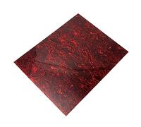 COOPHYA Golpeador Para Guitarra Acústica Adhesivo De Pvc Rojo y Negro, Protector Antiarañazos Para Guitarra Clásica, Placa Autoadhesiva Para Defensa Superficie, Accesorio Para Músicos