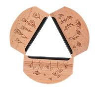 COOPHYA Juego De 3 Quitapelusas Para Ropa Portátil De Madera De Haya, Afeitadora Manual Reutilizable, Diseño Compacto Antideslizante, Adecuado Para Eliminar Pelusas En Prendas y Mascotas