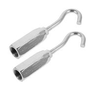 COOPHYA Kit 2 Piezas Gancho Removedor de Abolladuras de Coche Pequeño de Metal, Herramienta para Sacar Abolladuras de Automóviles, Reparación Fácil para Todas Marcas y Modelos, Uso