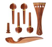 COOPHYA Kit de Accesorios para Violín Pernos y Pasador Barbilla 4/4 Cordal Diseño Clásico y Elegante, Alta Fiabilidad y Características Estables para Entusiastas del Violín