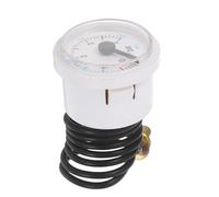 COOPHYA Manómetro Medición Precisa de Presión y Suelo Radiante para Caldera Mural Pantalla Fácil de, Conector de 6mm y Diámetro Interior de 37mm para Sistemas de Calefacción Hogar