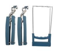 COOPHYA Mejor Platos para Acero y Inoxidable Calientes de Abs, 3 Piezas, sin Deslizamiento Agarre, Adecuado para Cocina y Microondas