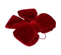 COOPHYA Navideños Rojos Grandes de Tela de Árboles y Puertas, Diseño Rústico Versátil Que Añade Elegancia en Navidad