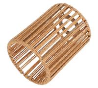 COOPHYA Pantalla Tejida para Lámpara de Techo de Cuerda de Papel, Ligera y Superficie Lisa, Compatible Portalámparas E14 y E27, Adecuado para Reemplazo en Hogar y Hotel