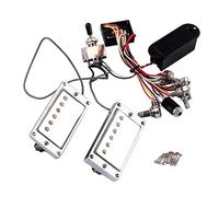 COOPHYA Pastilla De Guitarra Humbucker 1 Circuito Electrónico Caja De Batería Recubierta De Cera