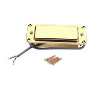 COOPHYA Pastilla Humbucker Miniatura De Núcleos Para Guitarra Eléctrica Color Dorado Sonido Tradicional y Cálido Compatible Guitarras Eléctricas Diseño Duradero y Eficaz Contra