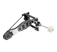 COOPHYA Pedal de Bombo Simple para Batería Fácil y Montaje Sencillo, Accesorio de Repuesto en Aleación de Aluminio y Hierro Fundido Negro