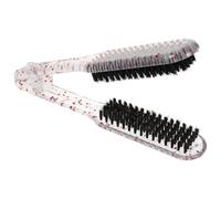COOPHYA Peine de Raya Alisador para Cabello Rizado Diseño en V, Material Abs Resistente al Calor, Práctico Encrespamiento para Uso Diario