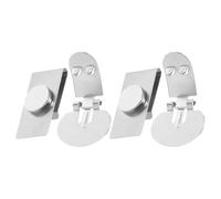 COOPHYA Pinzas Magnéticas Invisibles para Corbatas 2 Pares de Acero Inoxidable, Clips Magnéticos para Sujetar Corbatas, Cierre de Cuello Antiarugas y Antideslizante para Reuniones y Bodas