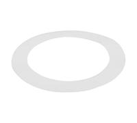 COOPHYA Protector de Aro de Bombo Blanco Adhesivo Pet, Bloqueador de Bajos para Batería, Accesorio de Percusión Fácil de Instalar, Compatible Varios Modelos, Protección para Orificio