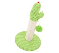 COOPHYA Rascador para Gatos Forma de Cactus de Felpa, Material Amigable Cutáneo, Poste Alto para Gatitos Que Ayuda a Reducir el Estrés y Protege Muebles