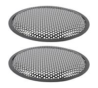 COOPHYA Rejilla Protectora de Altavoz Cubierta de Hierro Negro para Subwoofer de 8 Pulgadas Protección contra Objetos Extraños y Refacción Varios Estilos Adecuado para Varios Estilos