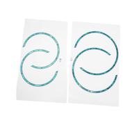 COOPHYA Rosetas De Boca Para Guitarra Acústica 3d Autoadhesivas, Madera Maciza Resistente, Diseño Ornamental 4 Piezas (2 Para 38 y 2 Para 41), Accesorios Para Roseta Del Orificio De Sonido