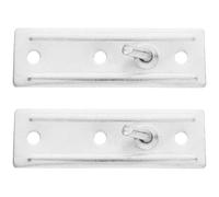 COOPHYA Soporte para Calentador de Agua de Pared de Hierro Diseño Invisible, Placa para Muro, Fácil Instalación para Calentadores Eléctricos, Color Plata
