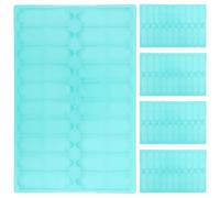 COOPHYA Soporte y Fácil Limpieza de Almacenamiento para Diapositivas de Microscopio de Plástico Verde Diseño Ahorrador de Espacio 5 Piezas para Transporte en Microbiología