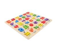 COOPHYA Tablero De Agarre Manual con Letras Rusas Alfabeto Ruso para Rompecabezas del Alfabeto Ruso Rompecabezas Montessori para Pequeños Juguete En Idioma Ruso Juguete Educativo