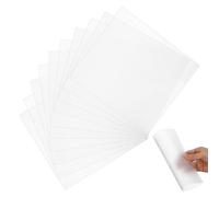 COOPHYA Tapete de Dibujo 3d Transparente de Pvc para Bolígrafo, 10 Piezas, Accesorio para Creatividad y Dibujo Fácil en 3d en Movimiento