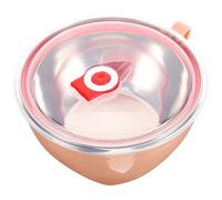 COOPHYA Tazón de Sopa de Acero Inoxidable con Tapa Sellada y Asa Ergonómica, Recipiente para Almuerzo Resistente Adecuado para Cocina y Viajes de Negocios