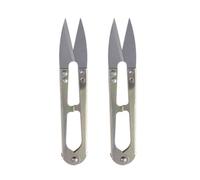 COOPHYA Tijeras de Costura en Aleación Mango Cómodo y Fácil de Abrir, Pack de 6 Piezas para Bordado, Corte de Hilo y Manualidades en Tela y Pesca Color Aleatorio