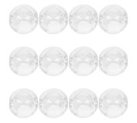 COOPHYA Topes Transparentes para Cadena de Cuentas para Cortinas, 12 Piezas de Accesorios para Persianas Verticales, Fijadores Ligeros para Estores en Hogar y Oficina