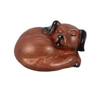 COOPHYA Urna funeraria para Cenizas de Perro: Figura de Perro durmiendo - Estatua Conmemorativa para quienes han perdido a una Mascota - Regalo reconfortante para Expresar condolencias y Recuerdo