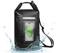 Coorattyes Faraday - Bolsa seca impermeable de 15 l, bolsa de mano Faraday para bloqueo de señal RFID, bolsas secas Faraday a prueba de emp para seguridad de productos electrónicos, antiseguimiento,