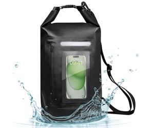 Coorattyes Faraday - Bolsa seca impermeable de 15 l, bolsa de mano Faraday para bloqueo de señal RFID, bolsas secas Faraday a prueba de emp para seguridad de productos electrónicos, antiseguimiento,