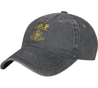Coordaya IDF Israel Defense Forces - Gorra de béisbol de mezclilla ajustable, ^^, Talla única