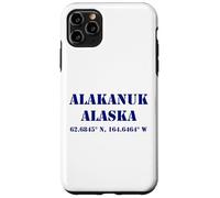 Coordenadas de Alakanuk Alaska USA Carcasa para iPhone 11 Pro MAX
