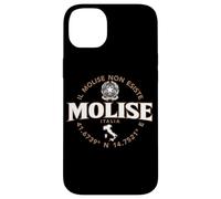 Coordenadas de Etiqueta Molise Italy 2C Carcasa para iPhone 14 Plus