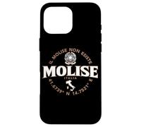Coordenadas de Etiqueta Molise Italy 2C Carcasa para iPhone 16 Pro MAX