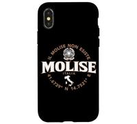 Coordenadas de Etiqueta Molise Italy 2C Carcasa para iPhone X/XS