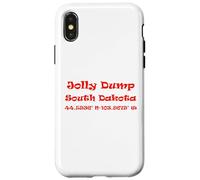 Coordenadas de Jolly Dump South Dakota Carcasa para iPhone X/XS