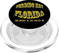 Coordenadas de Perdido Key Florida PopSockets PopGrip para MagSafe