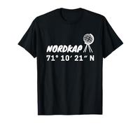 Coordenadas del Cabo Norte Camiseta