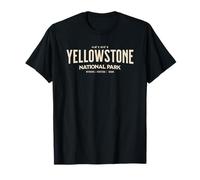 Coordenadas GPS del Parque Nacional Yellowstone, Wyoming Camiseta