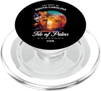 Coordenadas GPS Isle of Palms SC Sunset South Carolina Best PopSockets PopGrip para MagSafe