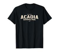 Coordenadas GPS Parque Nacional Acadia Maine Camiseta