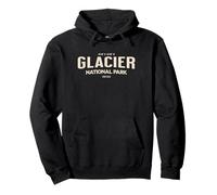 Coordenadas GPS Parque Nacional Glacier Montana Sudadera con Capucha