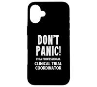 Coordinador de ensayos clínicos Carcasa para iPhone 16 Plus