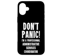 Coordinador de Servicios Administrativos Carcasa para iPhone 16 Plus