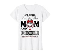 Coordinadora de Mamá y Educación Día de la Madre Doble Bendición Camiseta